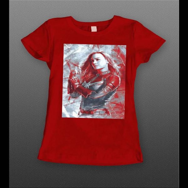 AVENGERS ENDGAME CAPTAIN PAINTING SHIRT