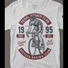 1995 PEDAL PUSHER Cycling Club T-Shirt Custom Rare Artwork Design High Quality DTG Print *S-4XL*