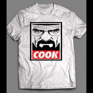 BREAKING BAD "COOK" OBEY STYLE OLDSKOOL DESIGN SHIRT