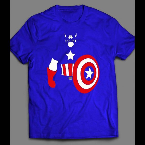 CAPTAIN AMERICA CUSTOM ART MEN SHIRT