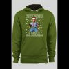 CHUCK NORRIS DECK YOUR HALLS CHRISTMAS PULL OVER HOODIE