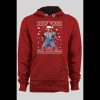 CHUCK NORRIS DECK YOUR HALLS CHRISTMAS PULL OVER HOODIE