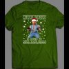 CHUCK NORRIS IS GONNA DECK YOUR HALLS CHRISTMAS SHIRT