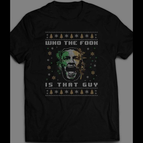 NOTORIOUS MYSTIC MAC WHO THE FOOK IS THIS GUY CHRISTMAS UGLY SWEATER SHIRT
