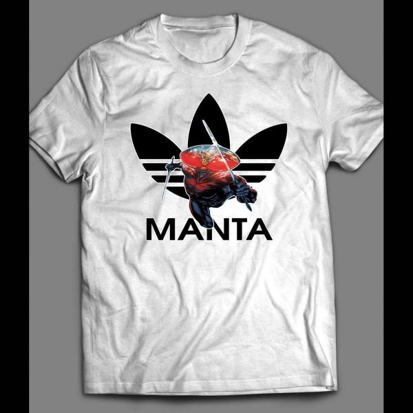 BLACK MANTA ATHLETIC WEAR PARODY SHIRT