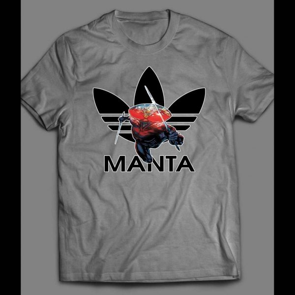 BLACK MANTA ATHLETIC WEAR PARODY SHIRT