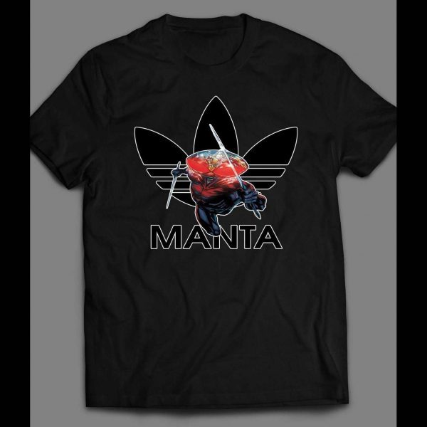 BLACK MANTA ATHLETIC WEAR PARODY SHIRT