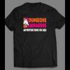 DUNGEONS AND DRAGONS DUNKIN DONUTS PARODY SHIRT