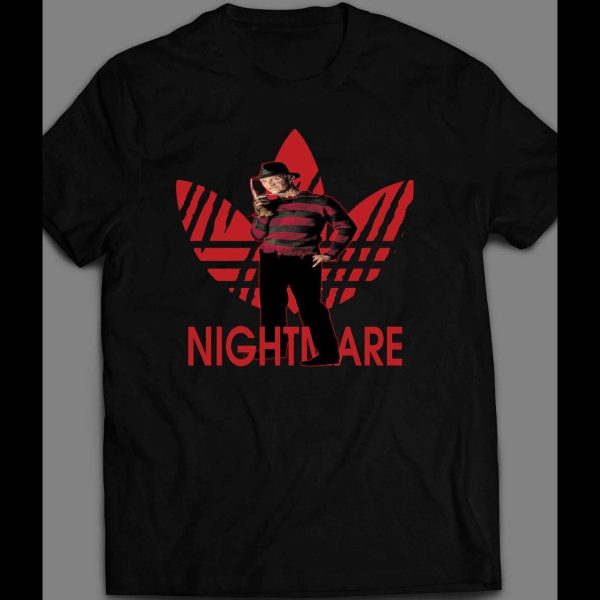 FREDDY KRUEGER "NIGHTMARE" ATHLETIC WEAR HALLOWEEN SHIRT