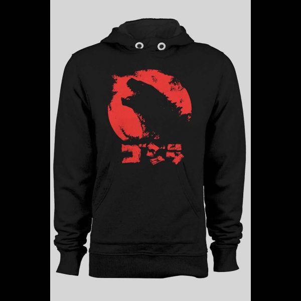 GODZILLA JAPANESE POSTER ART WINTER HOODIE