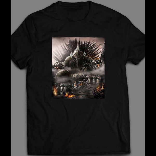 GODZILLA ON THRONE KING OF THE MONSTERS MOVIE INSPIRED SHIRT