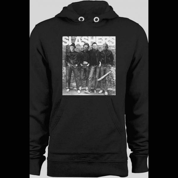 HORROR MOVIE KILLERS "THE SLASHERS" PULL OVER WINTER HOODIE