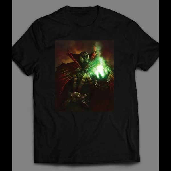 IMAGE SPAWN MYSTICAL GLOW COMIC BOOK ART SHIRT