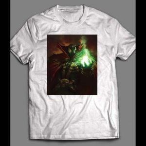 IMAGE SPAWN MYSTICAL GLOW COMIC BOOK ART SHIRT