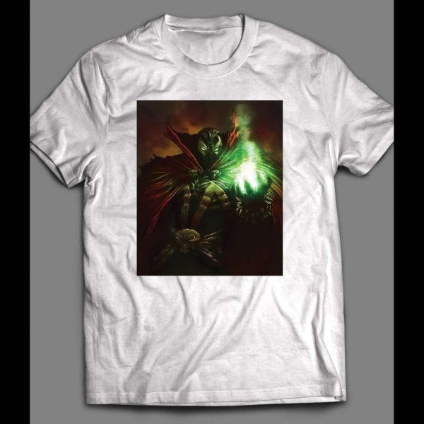 IMAGE SPAWN MYSTICAL GLOW COMIC BOOK ART SHIRT