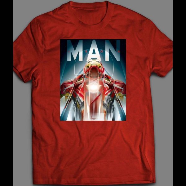 IRON MAN ART DECO POSTER SHIRT