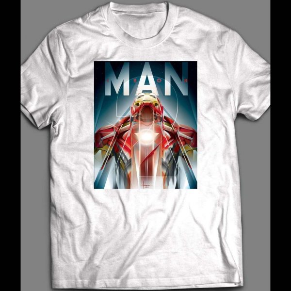 IRON MAN ART DECO POSTER SHIRT