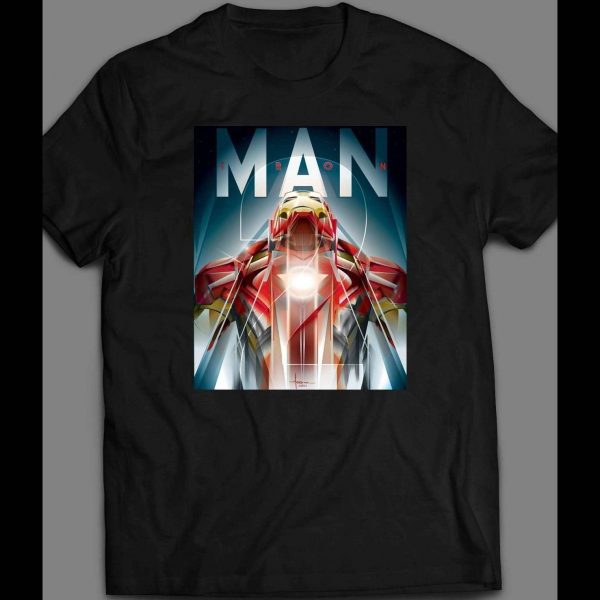 IRON MAN ART DECO POSTER SHIRT