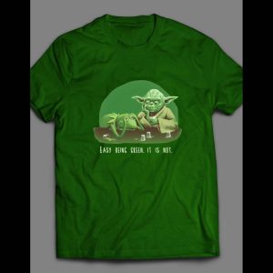 KERMIT THE FROG YODA "EASY BEING GREEN IT IS NOT" PARODY SHIRT