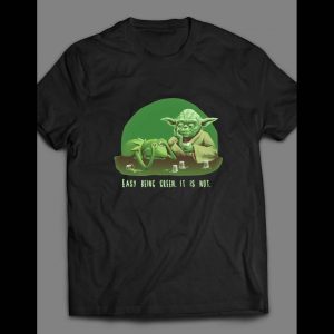 KERMIT THE FROG YODA "EASY BEING GREEN IT IS NOT" PARODY SHIRT
