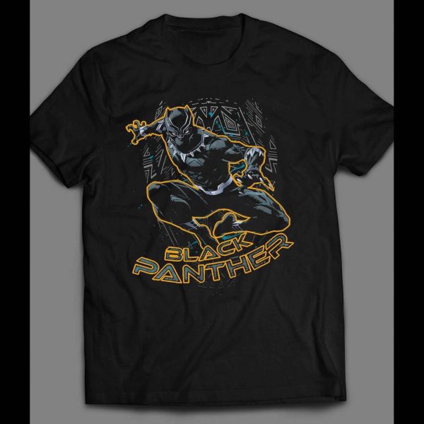 BLACK PANTHER COMIC BOOK ART SHIRT