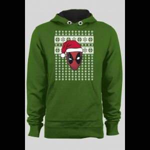 DEADPOOL SANTA CHRISTMAS UGLY SWEATSHIRT HOODIE