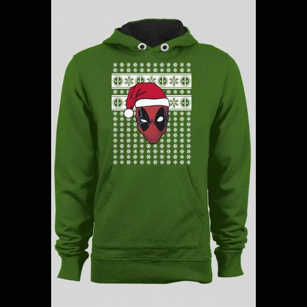 DEADPOOL SANTA CHRISTMAS UGLY SWEATSHIRT HOODIE