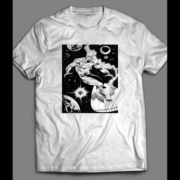 THE SILVER SURFER COMIC BOOK ART SHIRT