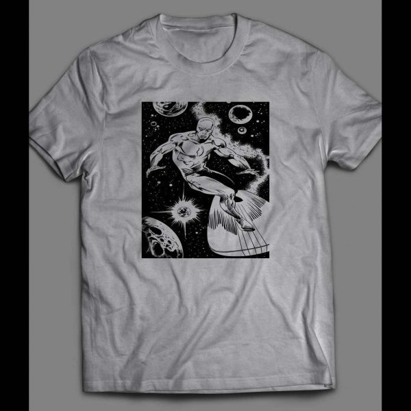 THE SILVER SURFER COMIC BOOK ART SHIRT