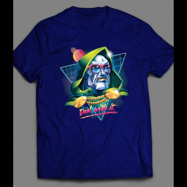 DR. DOOM "DEAL WITH IT" POP ART SHIRT
