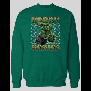 MERRY SMASHMAS HULK CHRISTMAS WINTER SWEATSHIRT