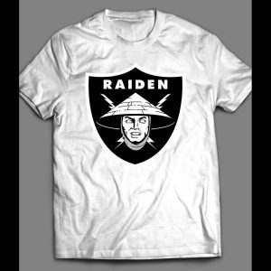 MORTAL KOMBAT'S RAIDEN SHIELD LOGO SHIRT