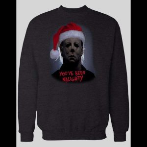 MOVIE SERIAL KILLER MICHAEL MYERS "YOU'VE BEEN NAUGHTY" CHRISTMAS SWEATSHIRT