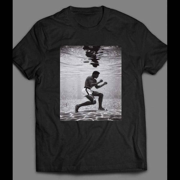 THE GREATEST OF ALL TIME UNDERWATER VINTAGE BOXING SHIRT
