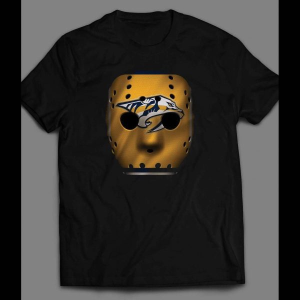 NASHVILLE PREDATORS CUSTOM HOCKEY MASK SHIRT