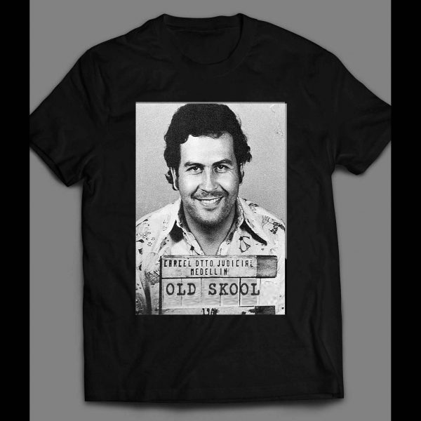 OLDSKOOL PABLO ESCOBAR MUGSHOT SHIRT