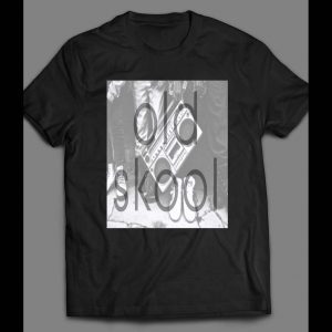 OLDSKOOL URBAN RADIO BOOMBOX BACKGROUND SHIRT