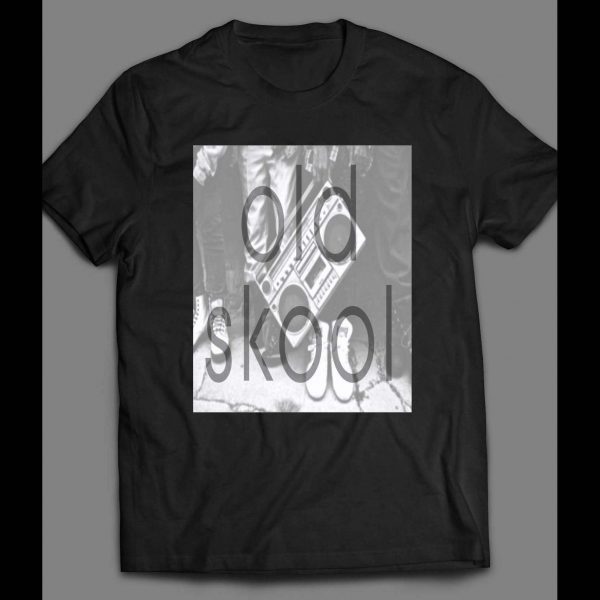 OLDSKOOL URBAN RADIO BOOMBOX BACKGROUND SHIRT