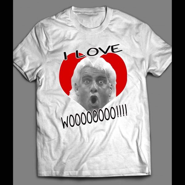 PRO WRESTLER, THE 17 TIME WORLD CHAMP "I LOVE WOOO!!!" VALENTINES DAY FUNNY SHIRT