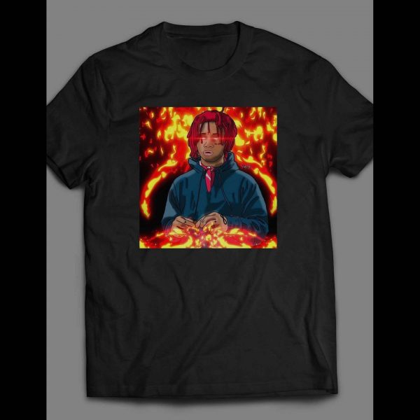 RAPPER TRIPPY REDD "FIRE TRIP OUT ART" SHIRT