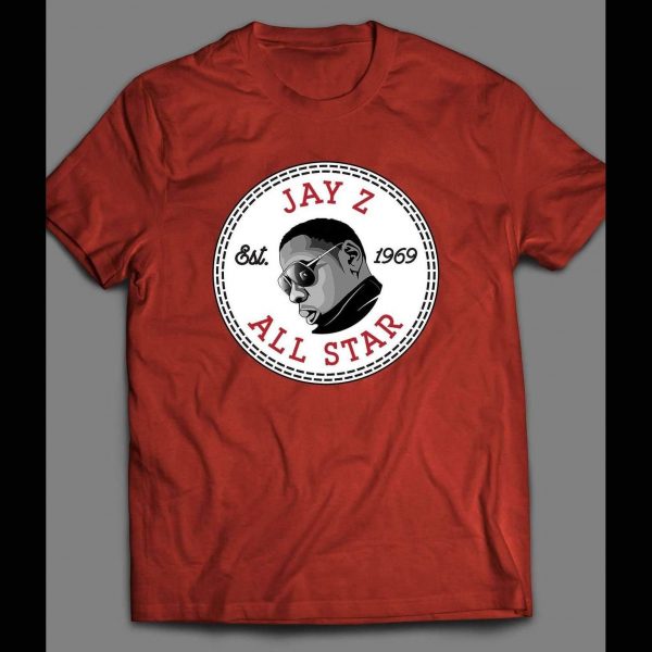 RAPPER/HIP HOP ARTIST JZ ALL STAR SPORTS WEAR PARODY SHIRT