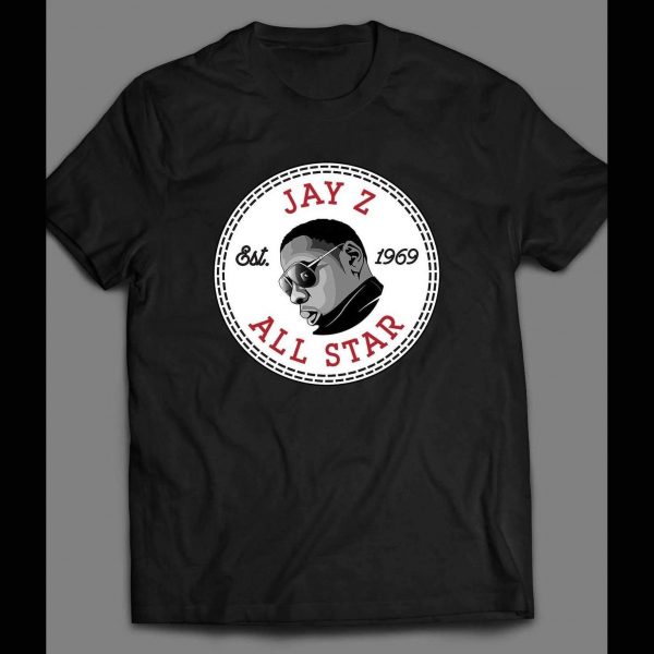 RAPPER/HIP HOP ARTIST JZ ALL STAR SPORTS WEAR PARODY SHIRT