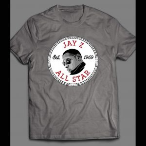 RAPPER/HIP HOP ARTIST JZ ALL STAR SPORTS WEAR PARODY SHIRT