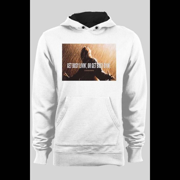 SHAWSHANK REDEMPTION GET BUSY LIVING WINTER HOODIE