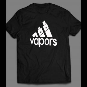 SPORTS COMPANY LOGO PARODY MASH UP "VAPORS" SHIRT