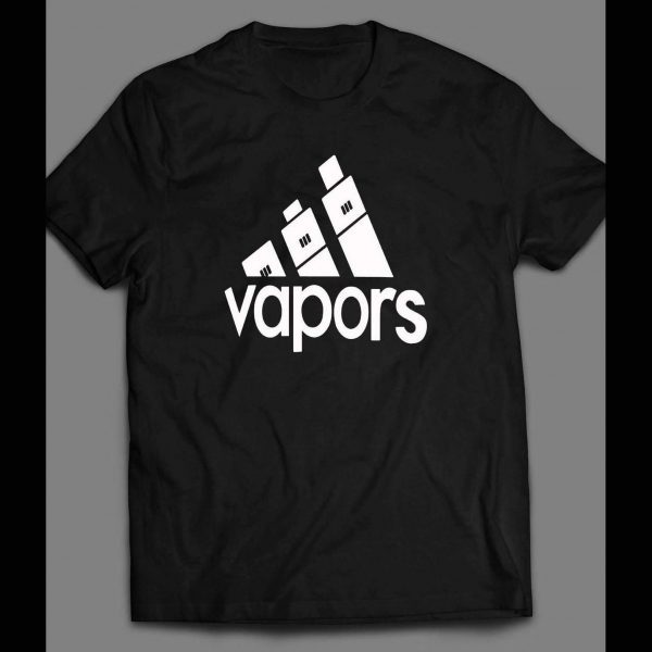 SPORTS COMPANY LOGO PARODY MASH UP "VAPORS" SHIRT