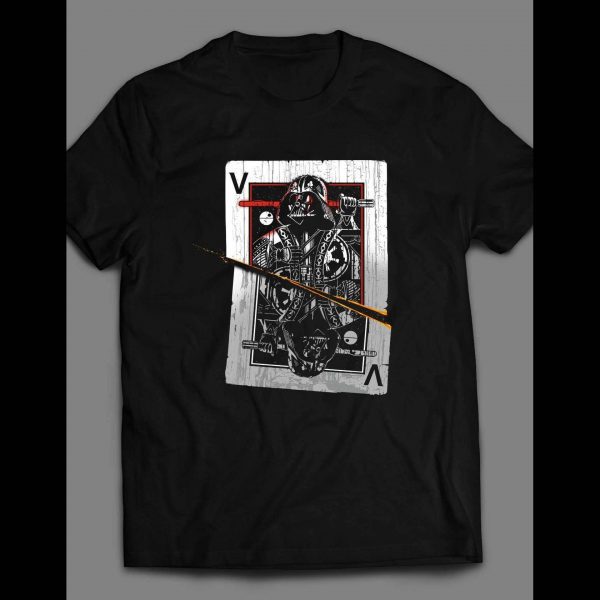 STAR WARS DARTH VADER PLAYING CARD SHIRT