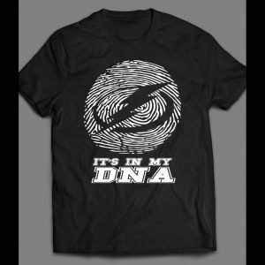 TAMPA BAY LIGHTNING IT'S IN MY DNA FINGER PRINT SHIRT
