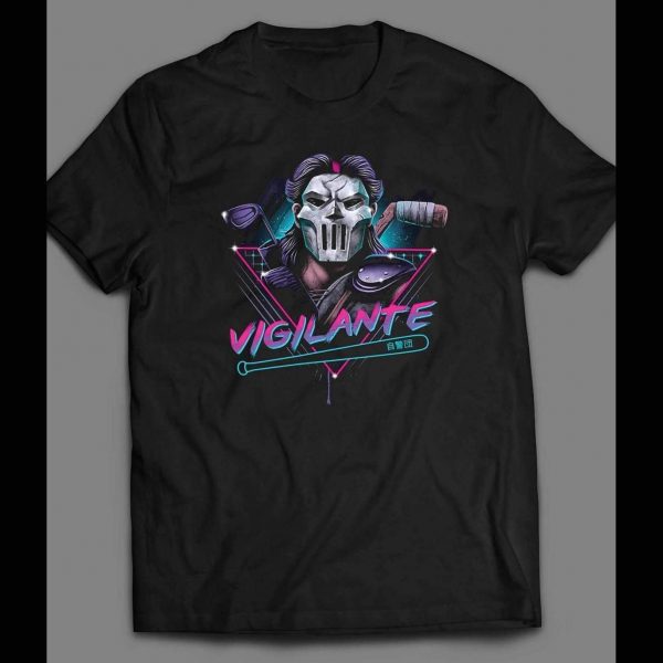 CASEY JONES CARTOON HERO "VIGILANTE" MIAMI STYLE ART SHIRT