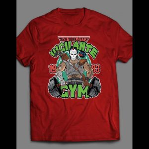 CARTOON HERO CASEY JONES PARODY "VIGILANTE GYM" SHIRT